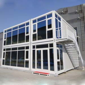 Bureau de conteneur Bureaux de conteneurs en acier modulaires à 2 étages à vendre